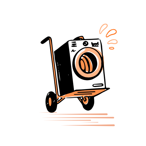 Set & Spin Washer on Dolly